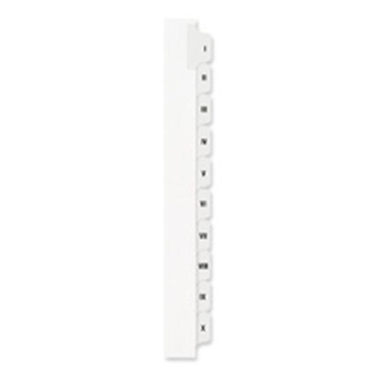 Avery Consumer Products AVE82319 Index Divider- in.I-Xin.- Side Tab- 8-.50in.x11in.- 25-Set- White
